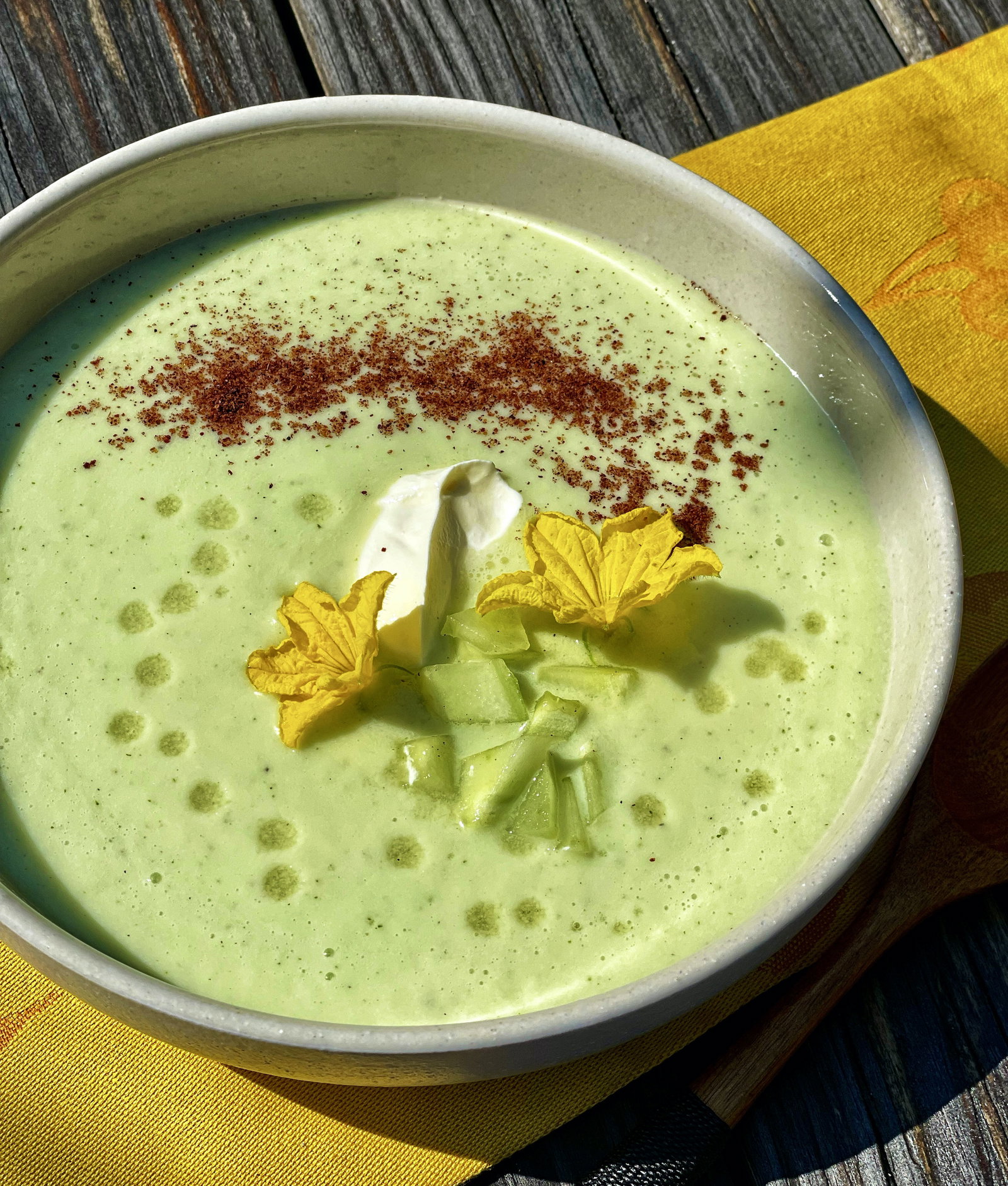 Image of Cold Cucumber Soup